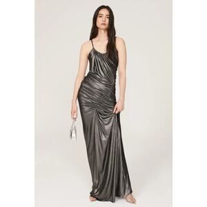 Atlein‎ Silver Gown Size 34